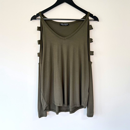 Select cold shoulder top 12 - shoulder,