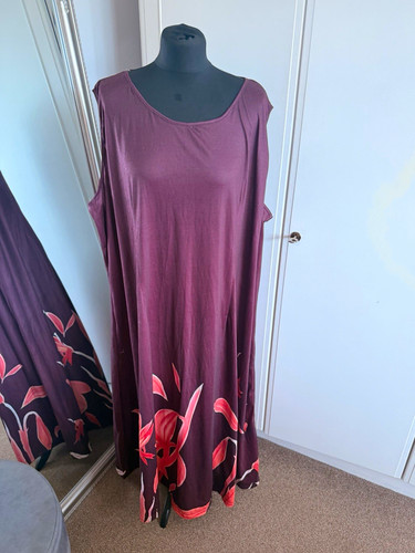 Women plus 5xl purple pink - purple,