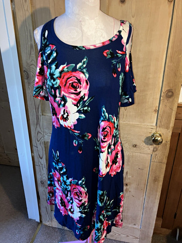 Hao meili navy floral cold - hao,