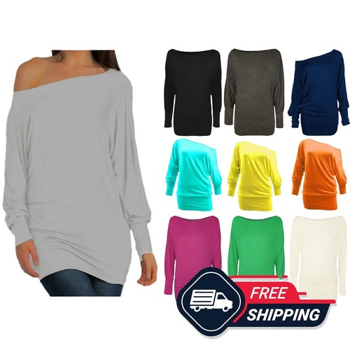 Womens off shoulder batwing - shoulder,