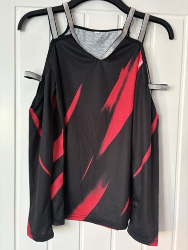 Black red lightning - black/red, bolt