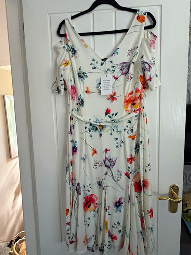 Kaleidoscope white floral - white,