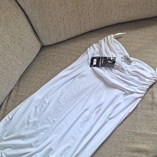 Progress white off shoulder - white,