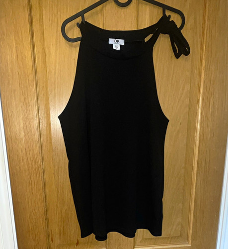 Women black halter - dp,