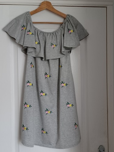 New look ladies grey floral - new,