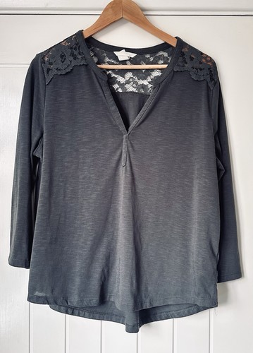 Jersey top grey - h&m,