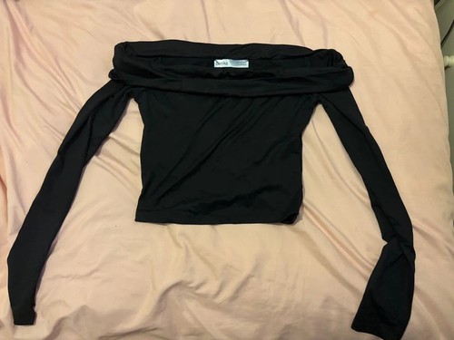 Bershka women black off - women’s,