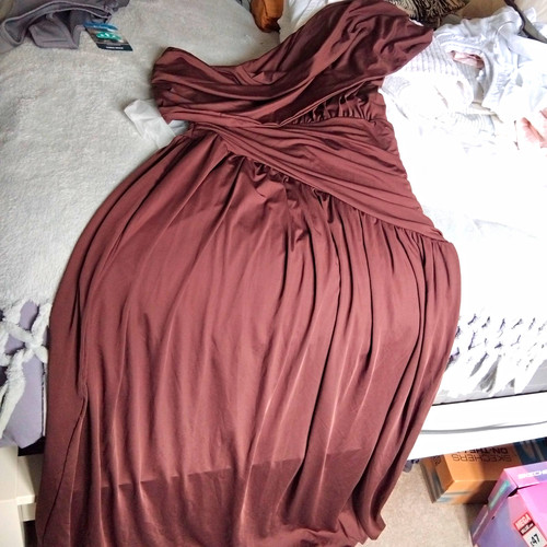 Shein brown one shoulder - shein,