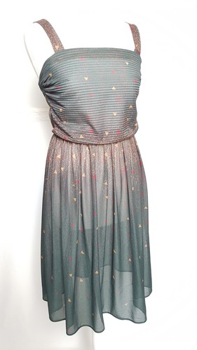Vintage green geometric