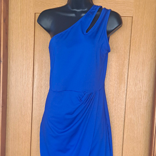 Women blue one - blue, shoulder