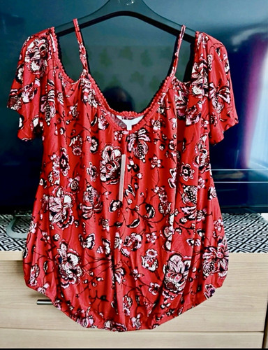 Red herring floral lace - herring,