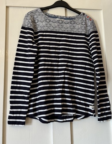White stuff navy - stripe, cotton