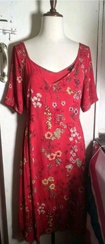 Next red floral jersey - next,
