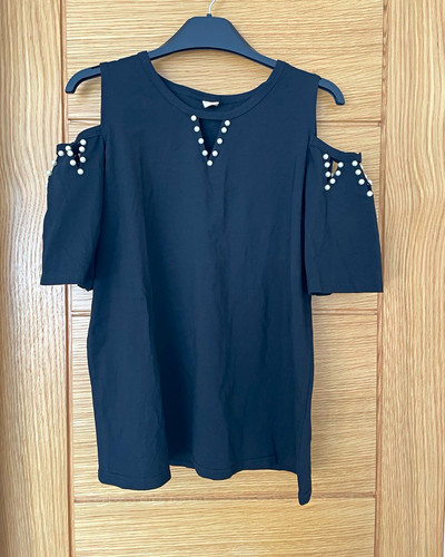 Women black jersey cold - black,