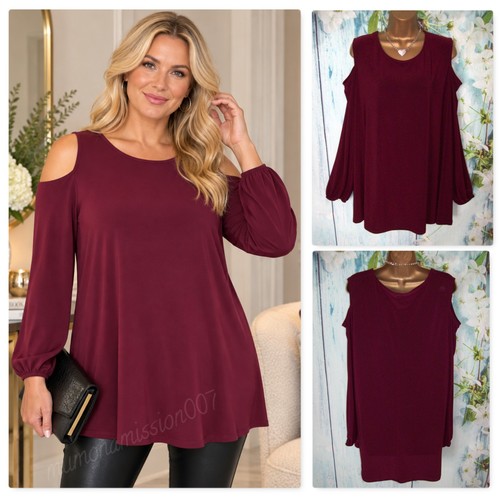 Roman cold shoulder tunic - roman, top