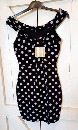 Missguided black white spots - missguided, black/white