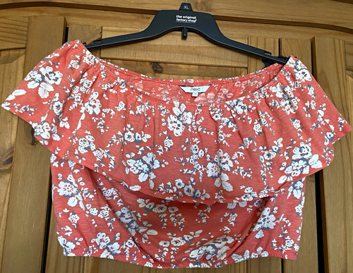 Next orange white floral - orange,