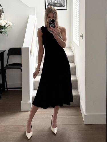 Laura ashley black jersey one - laura,
