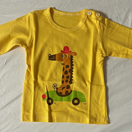 Yellow cotton long - yellow,
