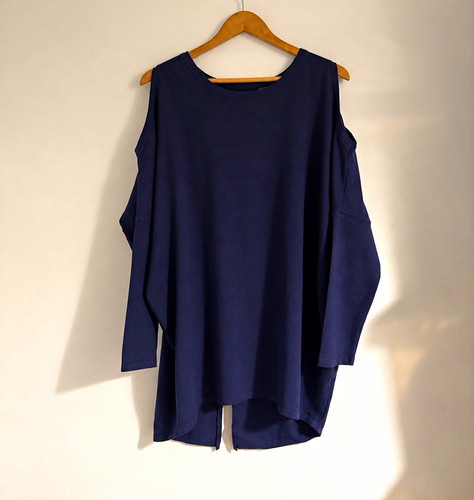 Studio blue cold shoulder long - studio,