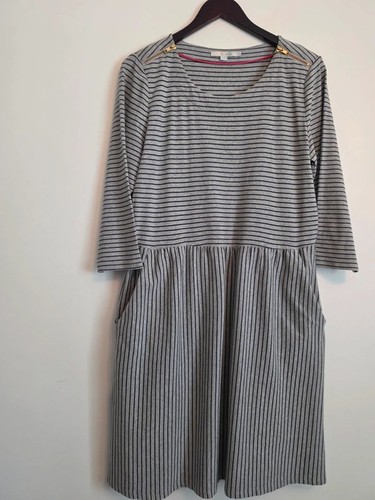 Boden grey navy stripe - navy,